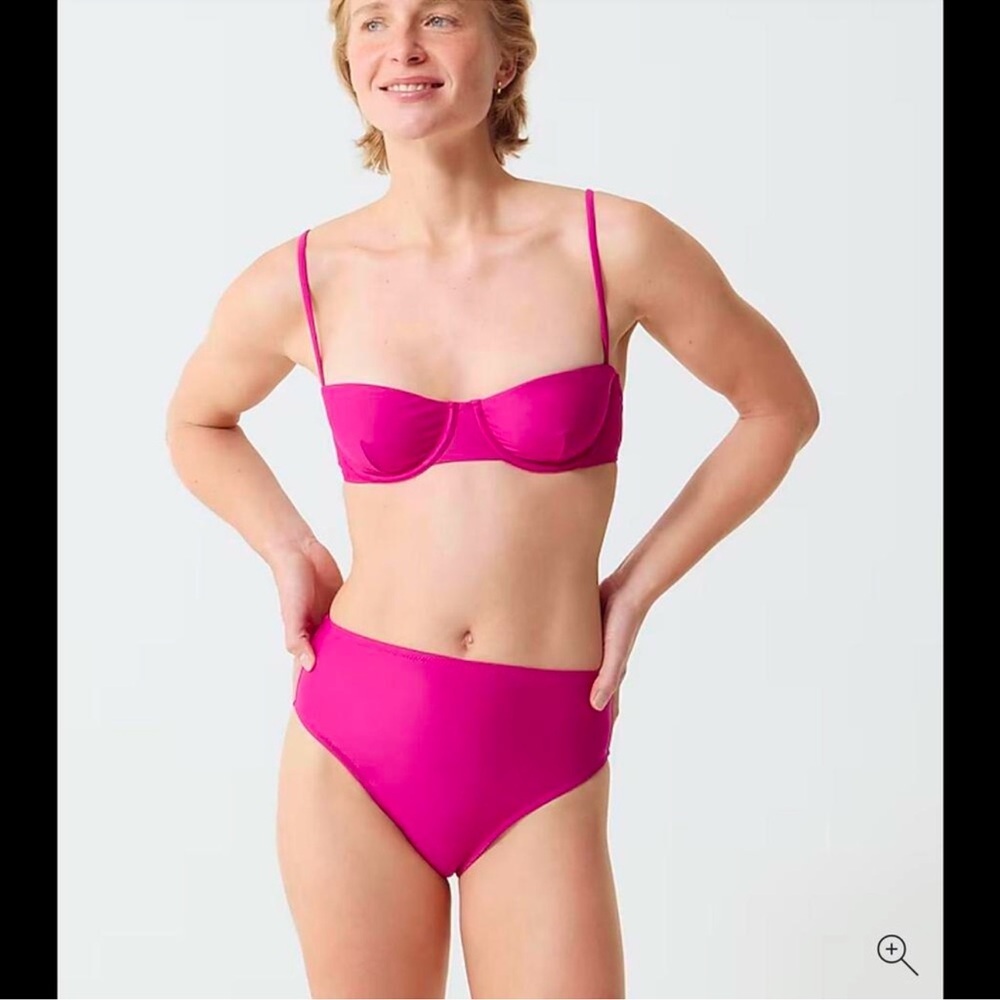 J.Crew Hallie Bikini Bottom High Rise NWT